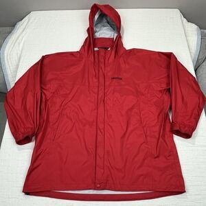 Marmot Precip Mens‎ Size XL Red Waterproof Jacket Goretex